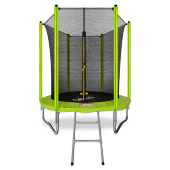 Батут Arland 6FT с внутренней страховочной сеткой и лестницей (Light green) Батут Arland 6FT с внутренней страховочной сеткой и лестницей (Light green)