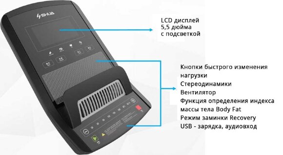 Велотренажер горизонтальный Shua SH-B6500R